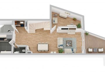 Visualisierung Grundriss EG