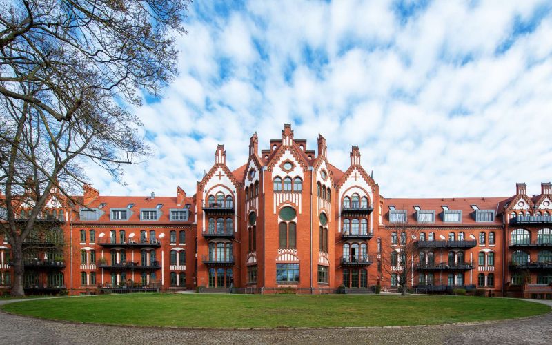 Gartenanlage des Wohnensembles