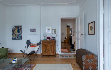 Blick in das Wohnzimmer