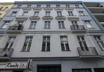 Hausfassade ohne Gerüst