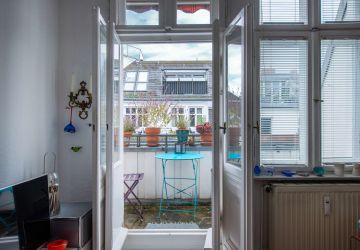 Blick auf den Balkon