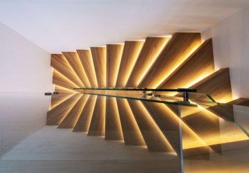 Treppe mit integrierten Abilight