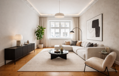 KI Visualisierung Wohnzimmer