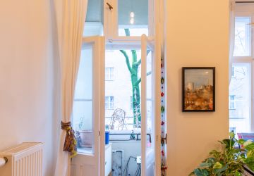 Loggia im Wohnzimmer