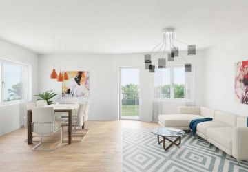 Visualisierung Wohn/Esszimmer