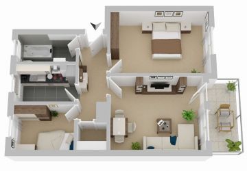 Visualisierung Grundriss