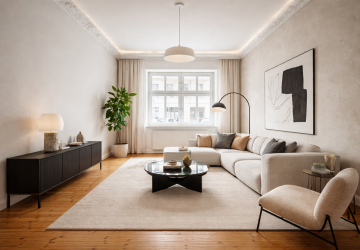 KI Visualisierung Wohnzimmer