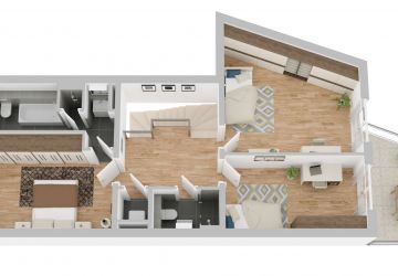 Visualisierung Grundriss OG