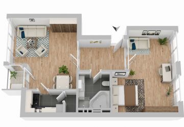 Visualisierung-Grundriss-2-Zimmer