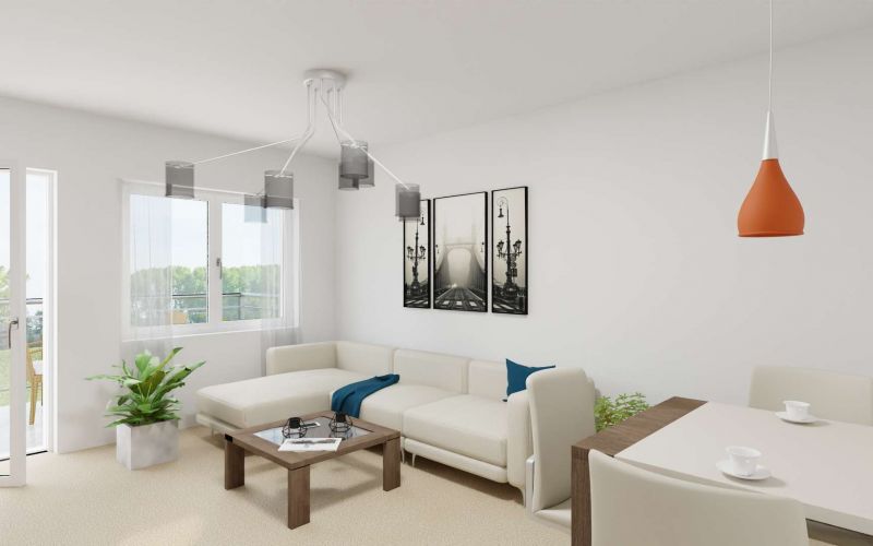 Visualisierung Wohnzimmer