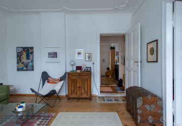 Blick in das Wohnzimmer