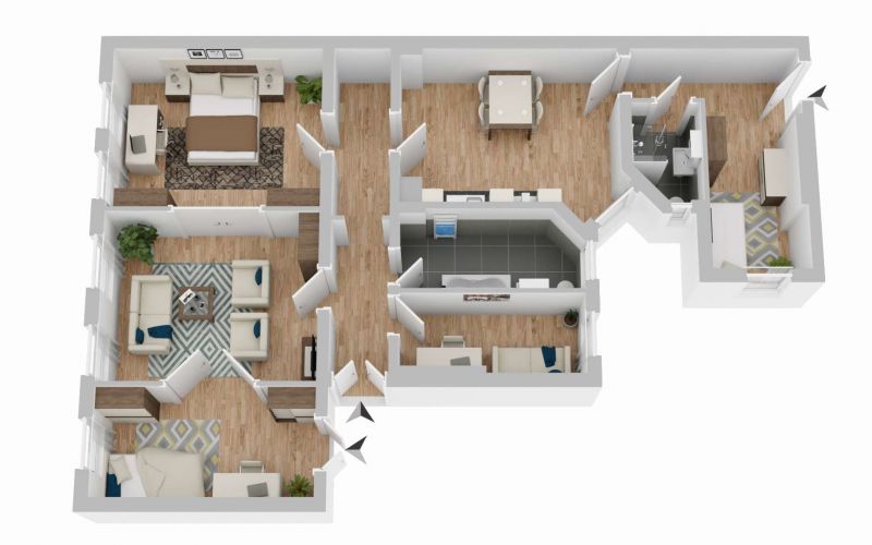 Visualisierung Grundriss
